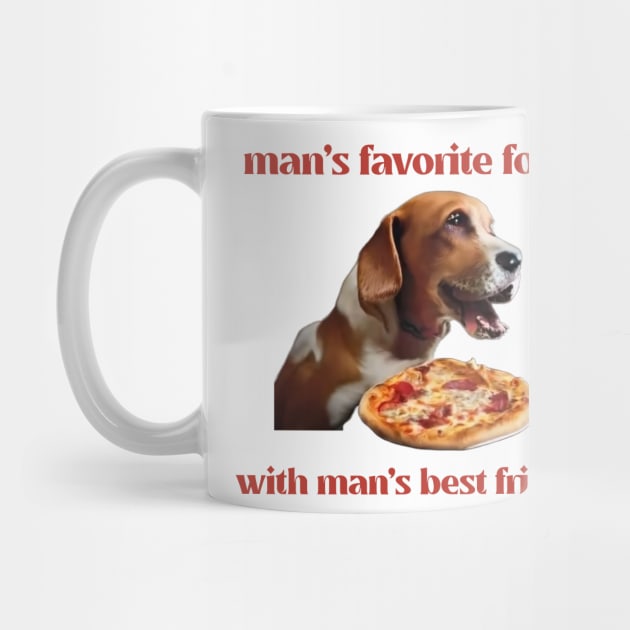 Man's Favorite Food & Friend by FreakyTees